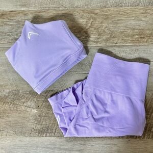Oner Active | Purple Shorts $ Bra Set